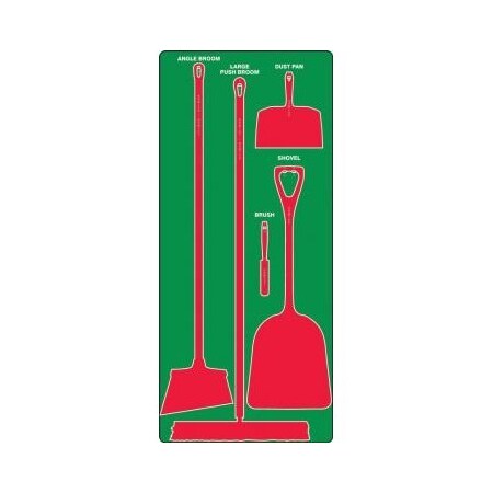 Accuform DRY ZONE STOREBOARDS PSB910GNRD PSB910GNRD